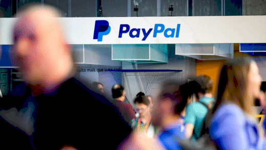 Графік фінансових результатів PayPal