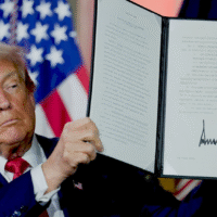 Президент США Дональд Трамп під час оголошення нових ініціатив у сфері AI