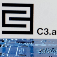 Графік падіння акцій C3 AI