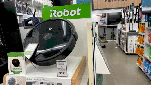 Графік падіння акцій iRobot