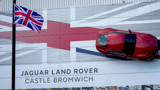 Вигляд заводу Jaguar Land Rover після кібернападу