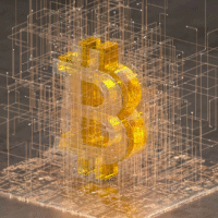 Bitcoin price decline graph