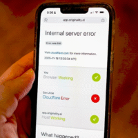 Cloudflare outage affecting major websites