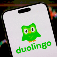 Графік акцій Duolingo