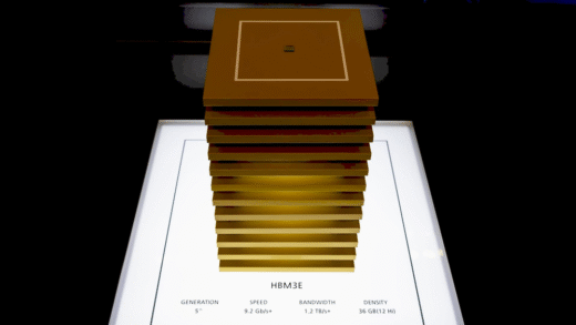 Зображення чіпів пам'яті на фоні графіків попиту