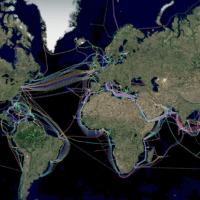 Підводні кабелі в океані