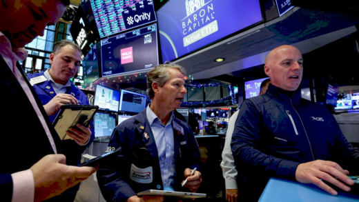 Зображення зниження акцій AI компаній